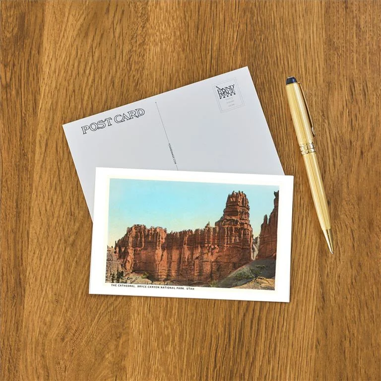 UT-120 Cathedral, Bryce Canyon, Utah - Vintage Image Postcard, Pack of 10