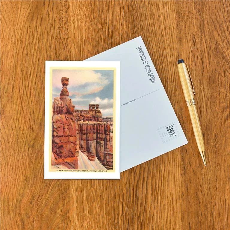 UT-41 Temple of Osiris, Bryce Canyon, Utah - Vintage Image Postcard, Pack of 10