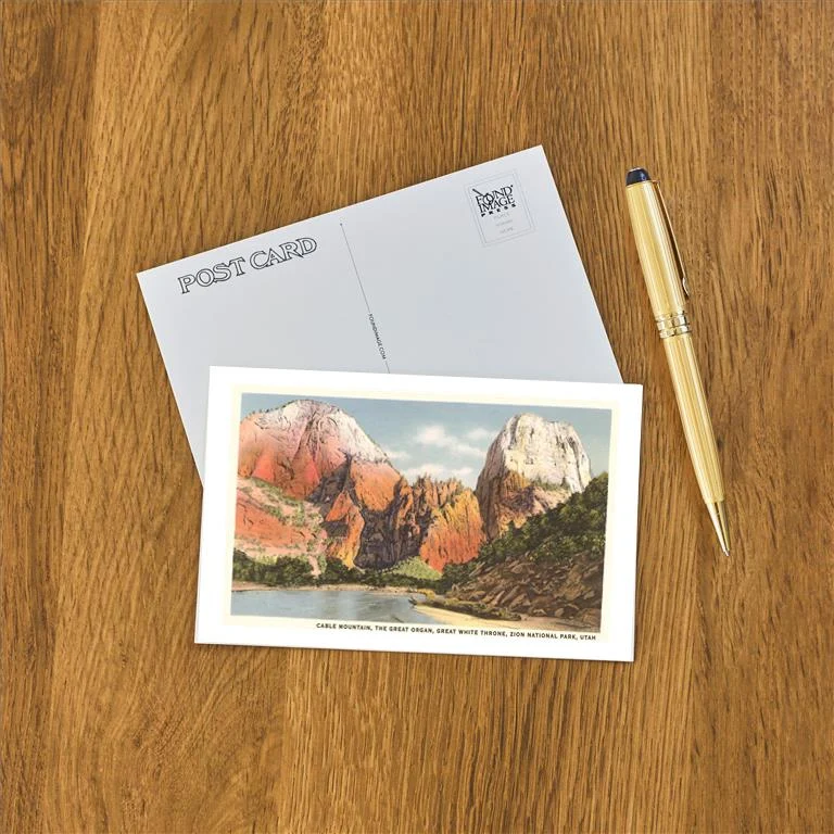 UT-239 Cable Mountain, Great Organ, White Throne - Vintage Image Postcard, Pack of 10
