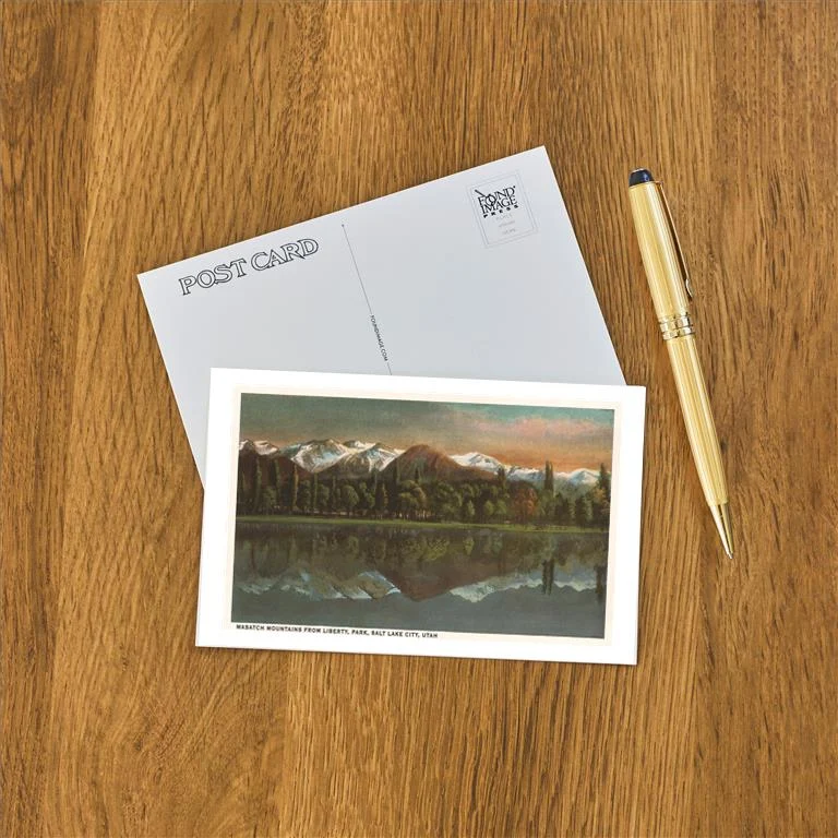 UT-31 Wasatch Mountains from Salt Lake City, Utah - Vintage Image Postcard, Pack of 10