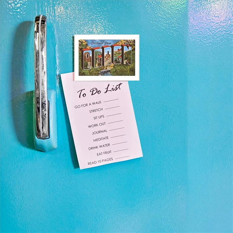 UT-93 Greetings from Ogden, Utah - Vintage Image Magnet, Pack of 6
