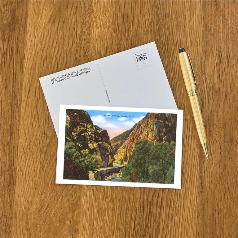 UT-131 Ogden Canyon, Utah - Vintage Image Postcard, Pack of 10
