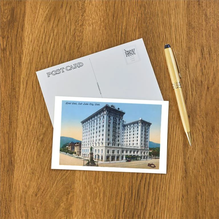 UT-173 Hotel Utah, Salt Lake City - Vintage Image Postcard, Pack of 10
