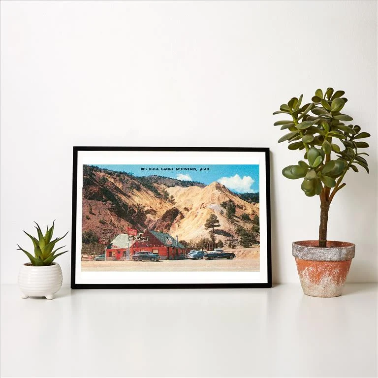 UT-219 Big Rock Candy Mountain - Vintage Image Art Print, Individual Print