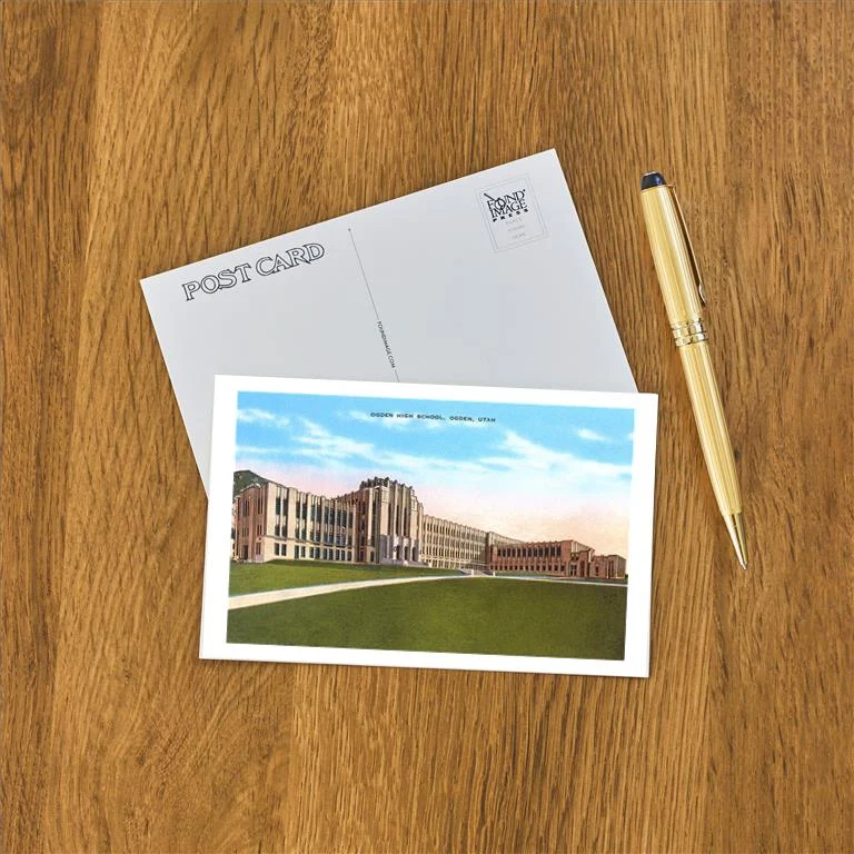 UT-247 Ogden High School - Vintage Image Postcard, Pack of 10