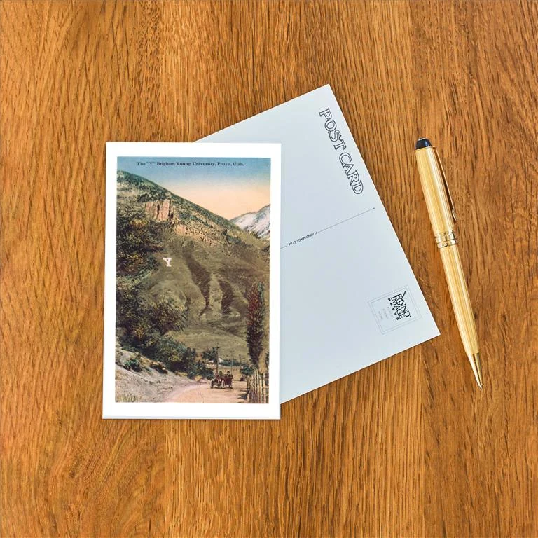 UT-192 The Y, BYU, Provo, Utah - Vintage Image Postcard, Pack of 10