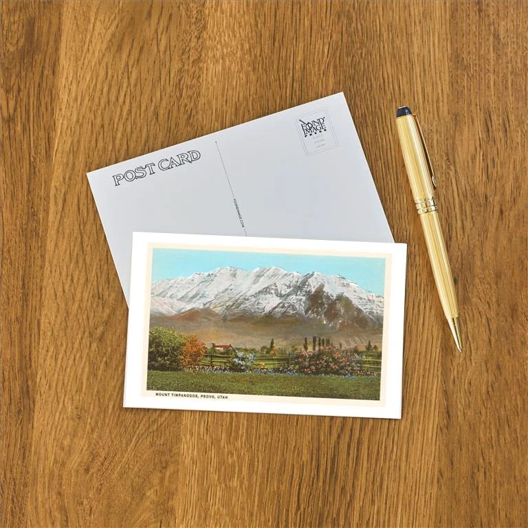 UT-137 Mt. Timpanogos, Provo, Utah - Vintage Image Postcard, Pack of 10