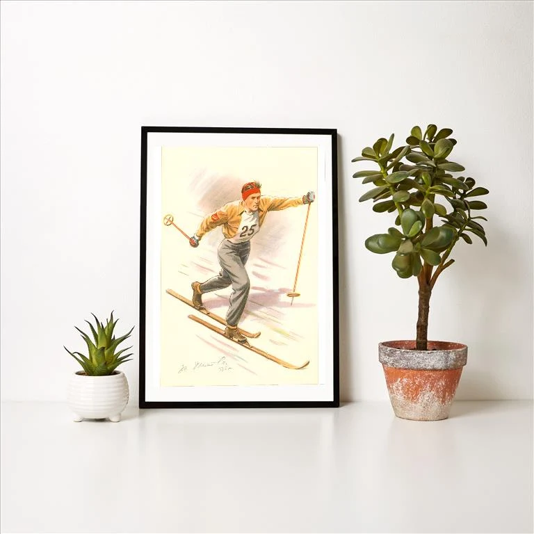 WS-11 Cross-Country Racer - Vintage Image Art Print, Individual Print
