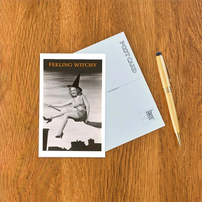 SK-04 Feeling Witchy - Vintage Image Postcard, Pack of 10