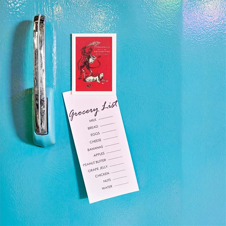 SK-07 Christmas Really Krampuses My Yule - Vintage Image Magnet, Pack of 6