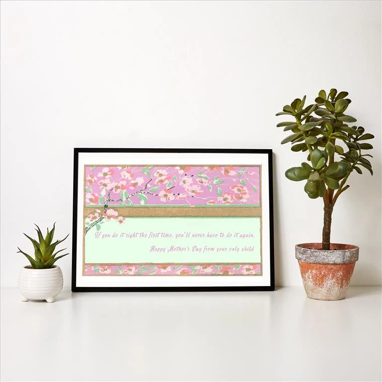 SK-09 If You Do it Right the First Time - Vintage Image Art Print, Individual Print