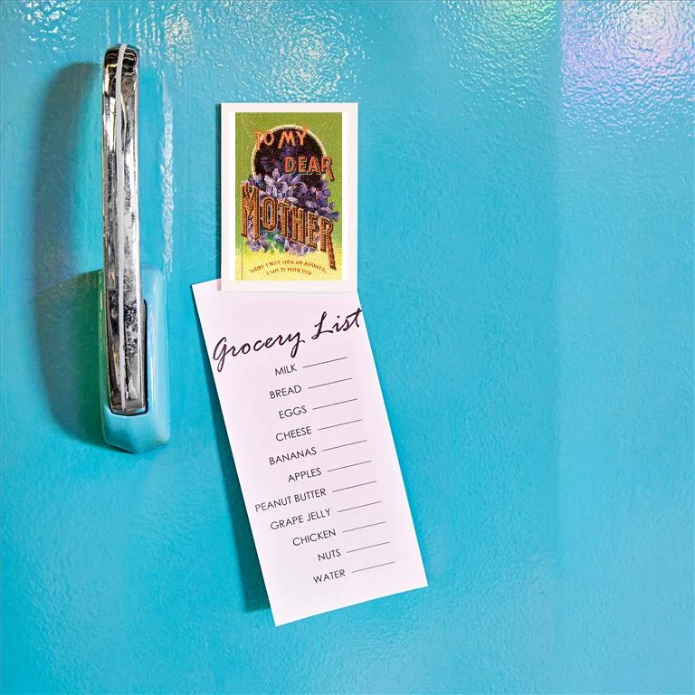SK-12 Dear Mother I Got it from Dad - Vintage Image Magnet, Pack of 6