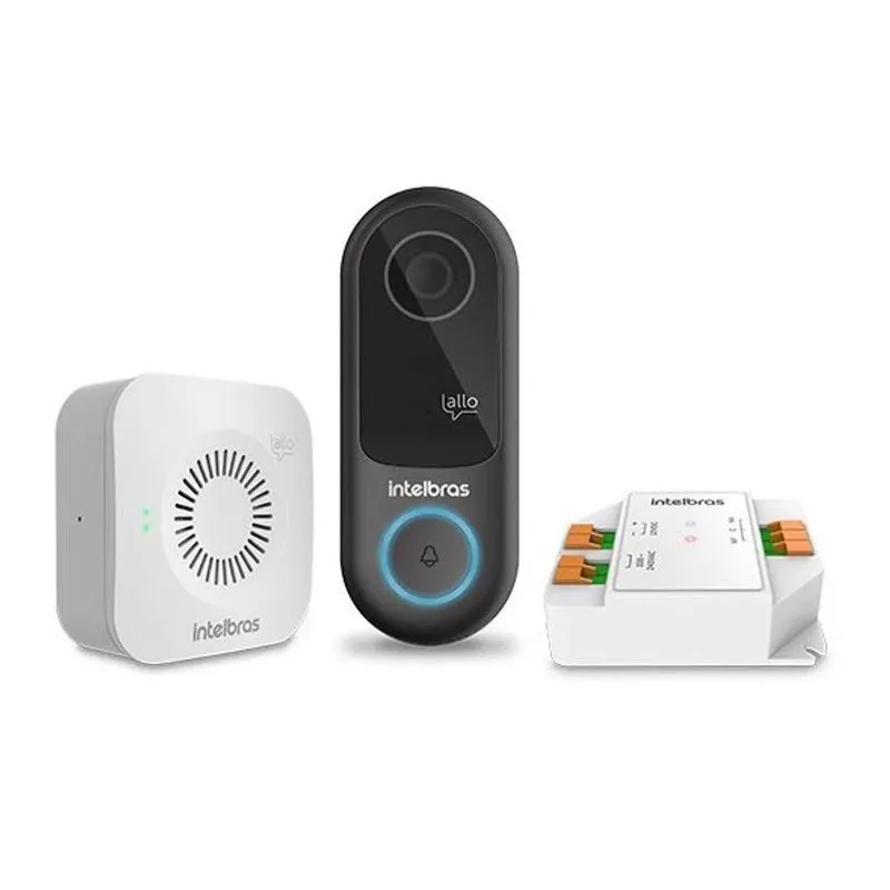 Videoporteiro Wi-fi Intelbras Allo W3+ Visualização Noturna