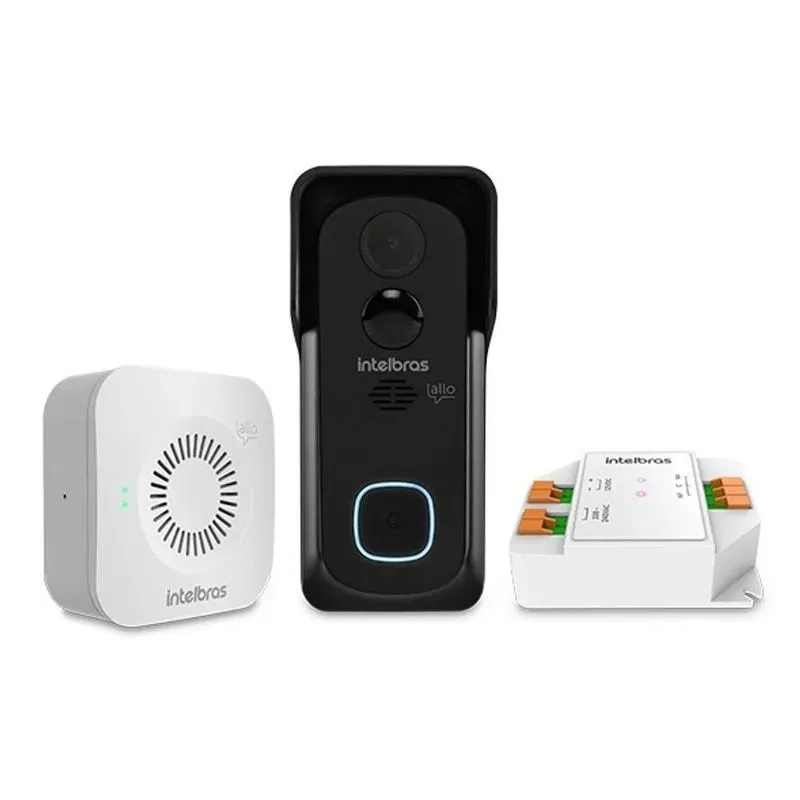 Kit Videoporteiro Wi-fi Intelbras Allo W5+ Solução Completa