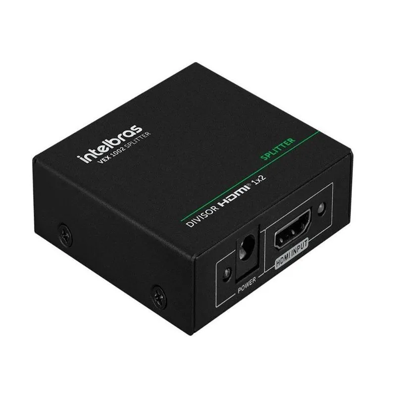 Vex 1002 Splitter Intelbras Para A Divisão Do Sinal Hdmi