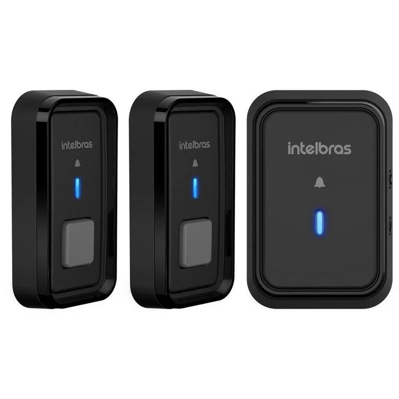 Campainha Sem Fio Cib 101 Com 2 Pontos Externos Intelbras
