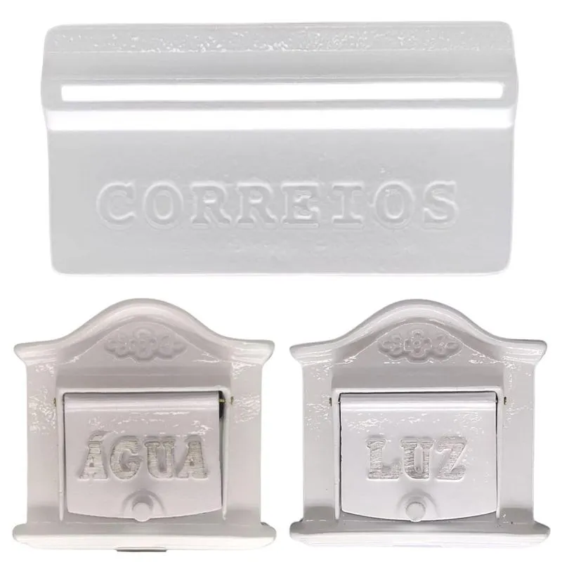 Kit Visor Para Leitura De Agua E Luz Com Caixa De