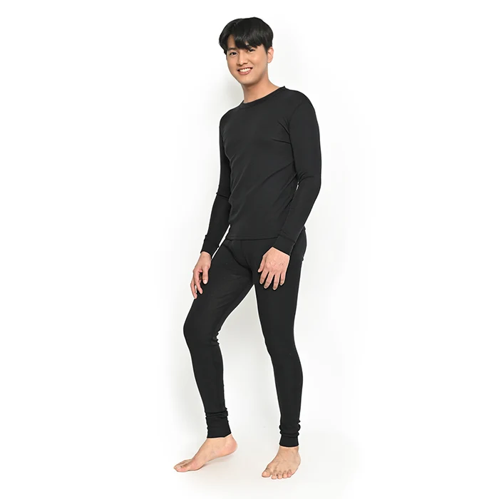 COLDWEAR Men Woolmark Certified 100% Merino Wool Thermal Bottom Black / Small