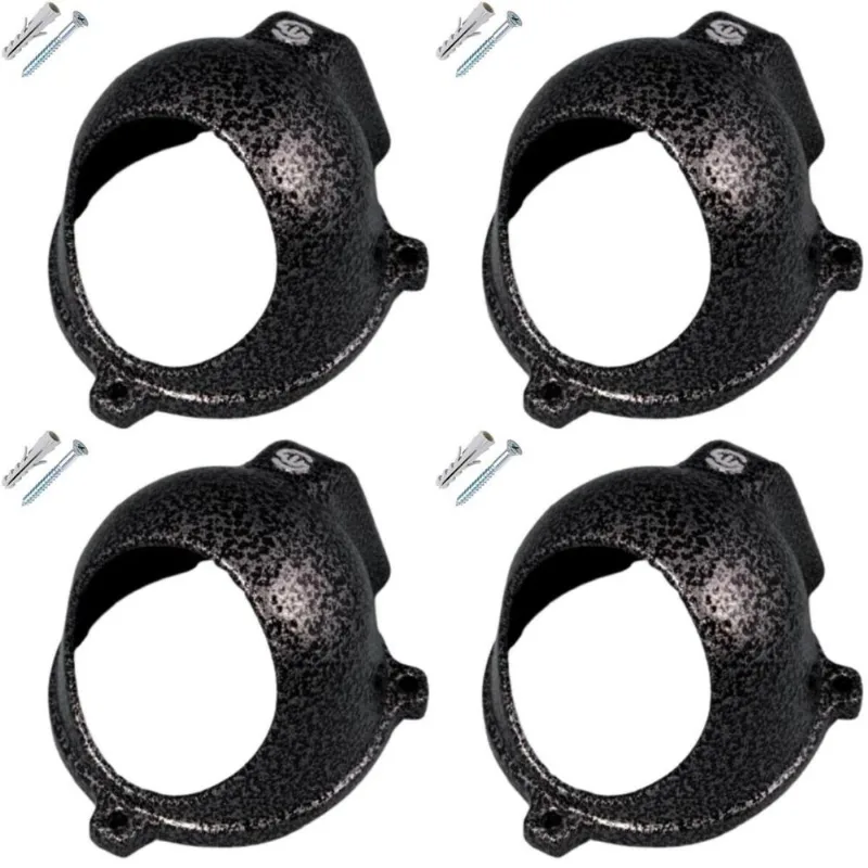 Kit 4 Case Protetor Super Resistente Para Câmera Dome Cinza