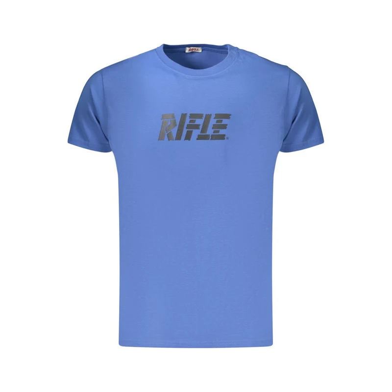 Rifle Blue Cotton Mens T-Shirt XL