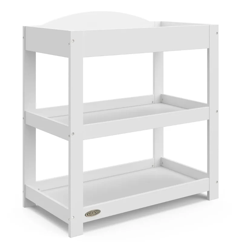 Customizable Changing Table with Water-Resistant Changing Pad Open Box
