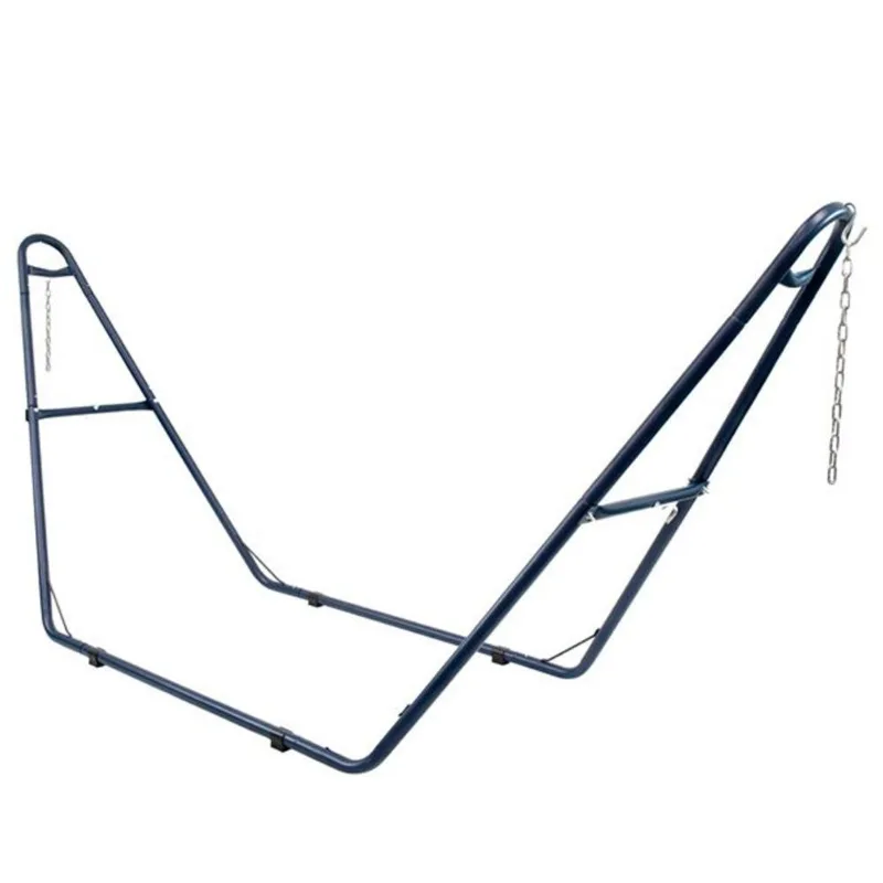 Sunnydaze Decor 124-in L Blue Powder-Coated Steel Universal Hammock Stand