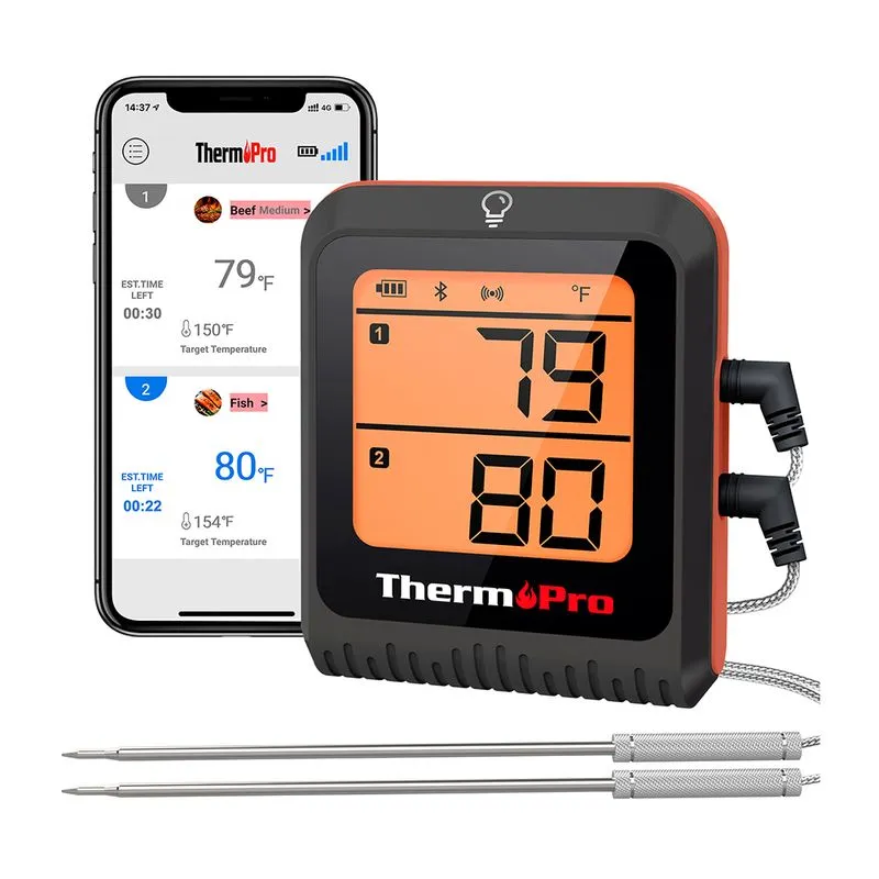 Medidor De Temperatura Thermopro Tp920w Sonda Dupla