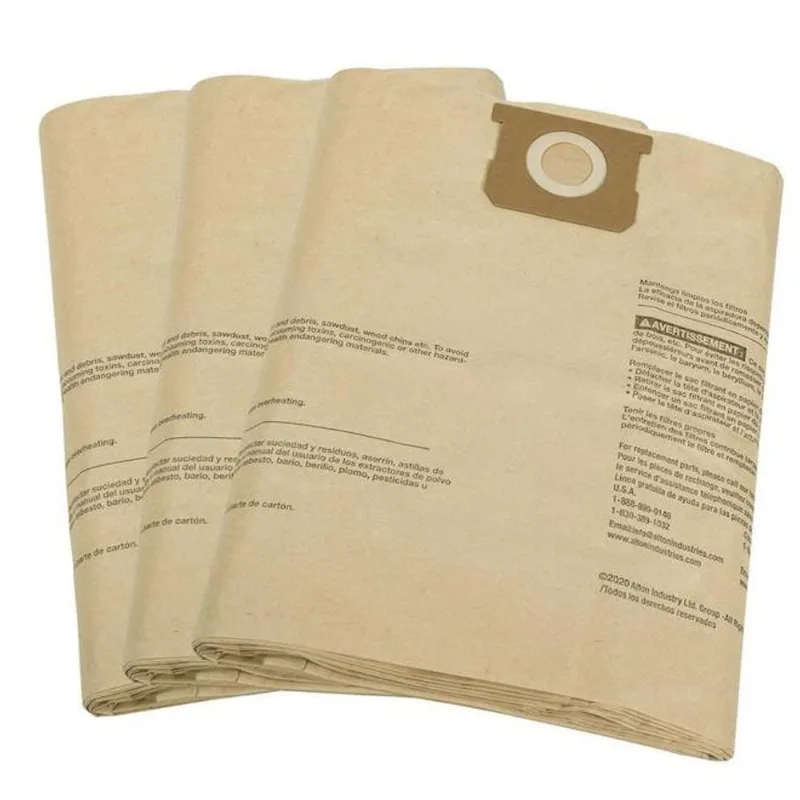 Project Source 3-Pack 15 to 22-Gal. Wet and Dry Vacuum Filter Paper Bag