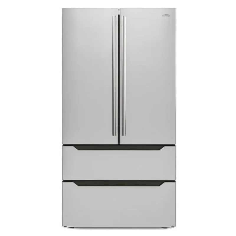 KoolMore Stainless Steel French Door 2-Drawer Refrigerator and Freezer w/ Automatic Ice Maker 22.5-ft³
