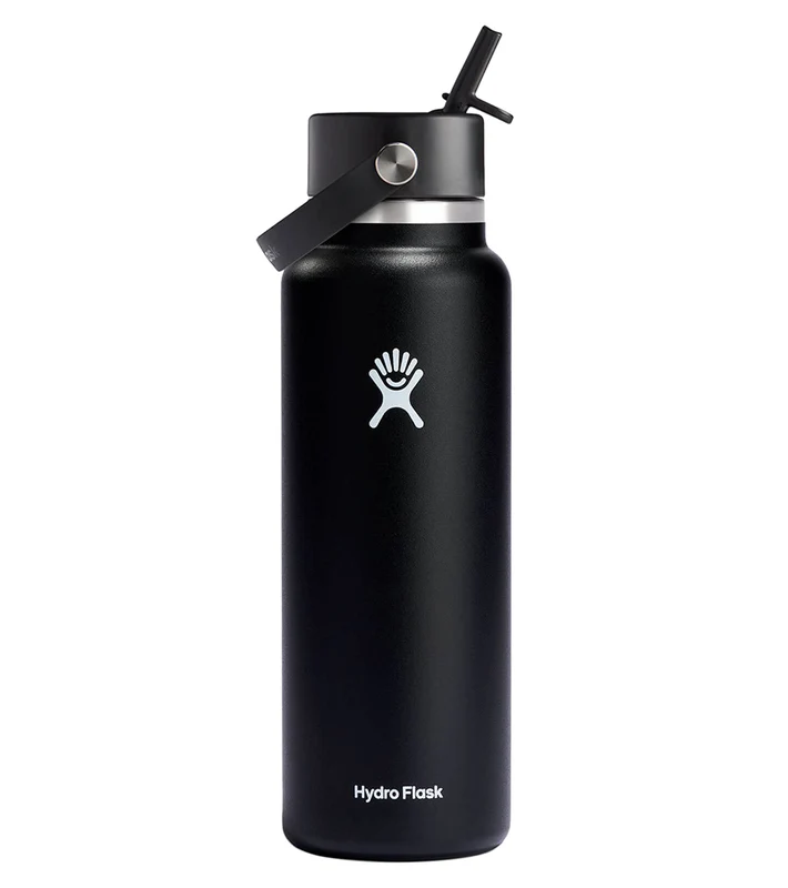 Hydro Flask 40 oz Wide Flex Straw Cap Black