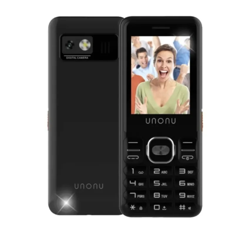 Celular Unonu U10L 4G Dual SIM con Pantalla 2.4 Batería 1800mAh Cámara y Radio FM