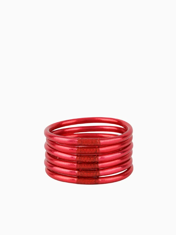 Pink All Weather Bangles (AWB) - Serenity Prayer Pink / S
