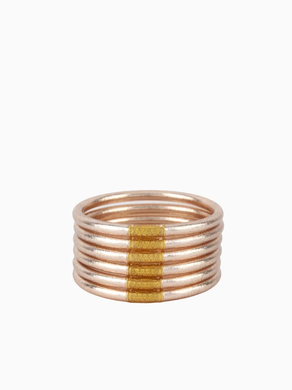 Champagne All Weather Bangles (AWB) - Serenity Prayer Champagne / S