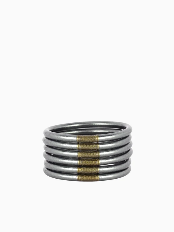 Graphite All Weather Bangles (AWB) - Serenity Prayer Black / M
