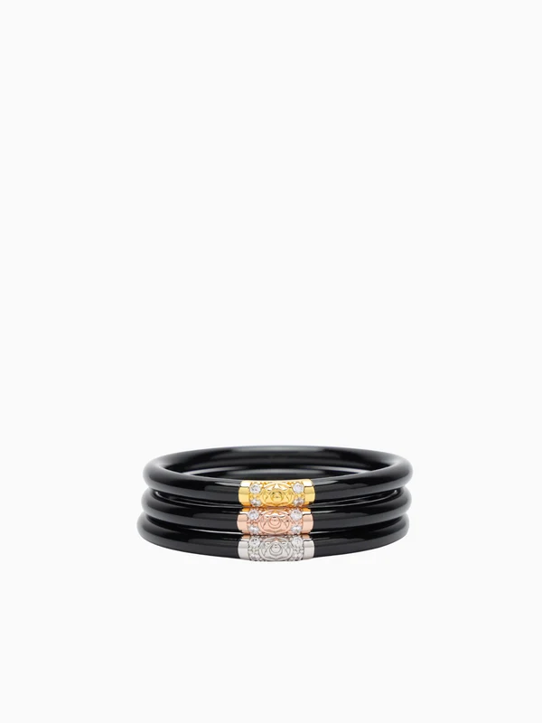 Three Kings All Weather Bangles (AWB) - Black Black / XL