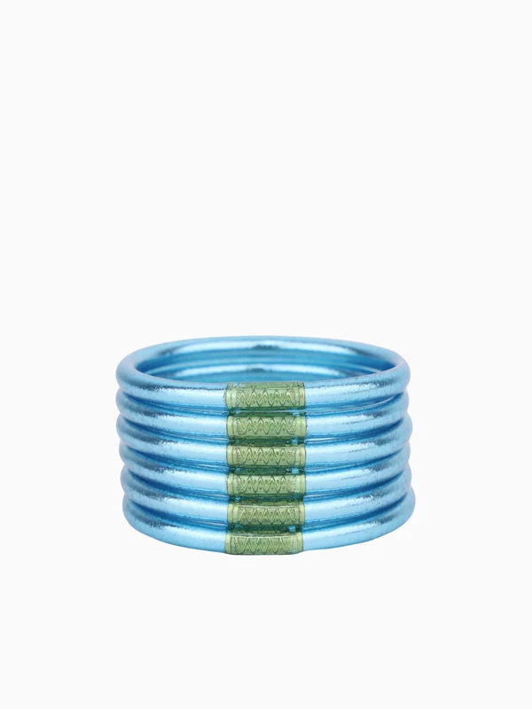 Azure All Weather Bangles Blue / S