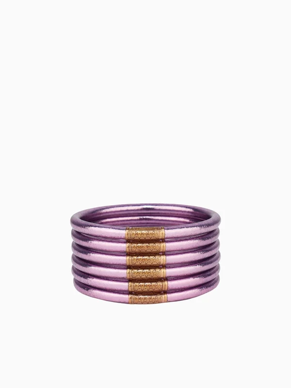 Lila All Weather Bangles (AWB) - Serenity Prayer Purple / S