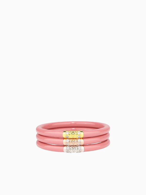 Three Kings All Weather Bangle (AWB) - Blush Pink / S