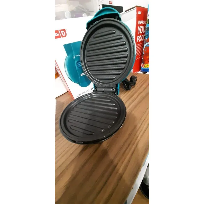 Mini Maquina De Grill Dash-azul Petroléo 110v