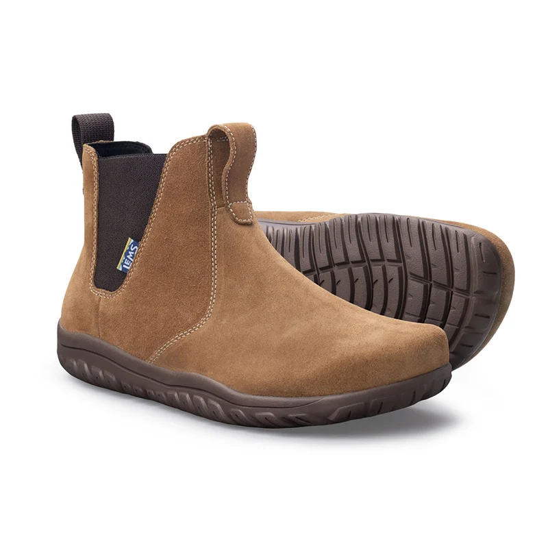 Men's Chelsea Suede Barefoot Boot Cedar / 13