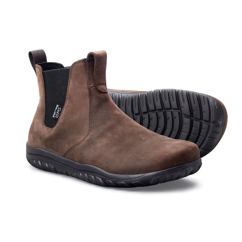 Men's Chelsea Barefoot Boot Waterproof Espresso / 11.5