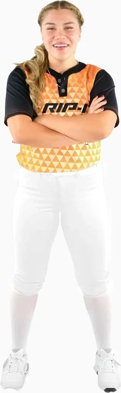RIP-IT Revolution Women's Softball Pants (Athletic Fit) - White White / Ladies L