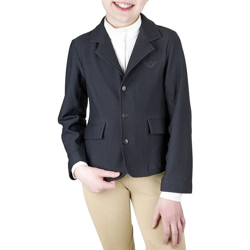 TuffRider Childrens EquiVent Show Coat Black / 12