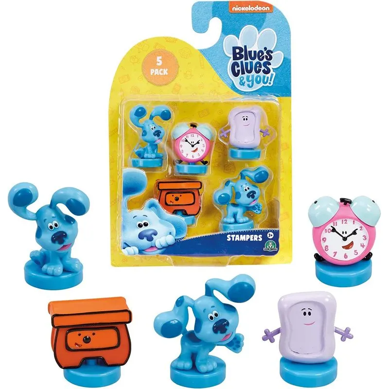 Blues Clues Stamps 5pk Tickety Tock Clock Slippery Soap Set