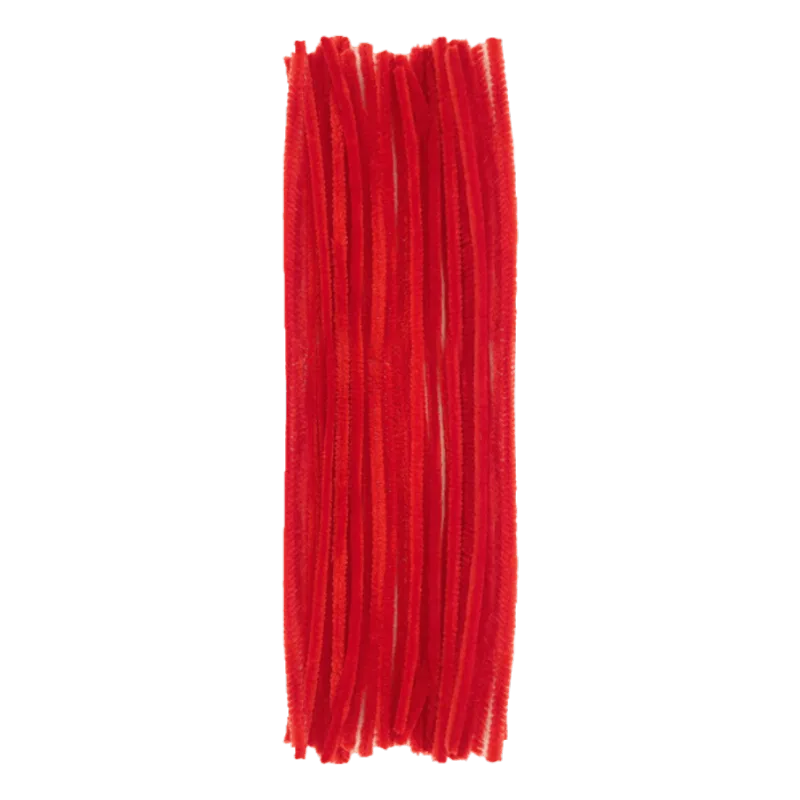 Limpiapipa|25 Piezas|Rojo