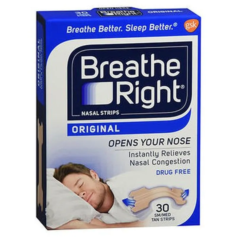 Tiras Nasais The Honest Company Breathe Right Original Tan L