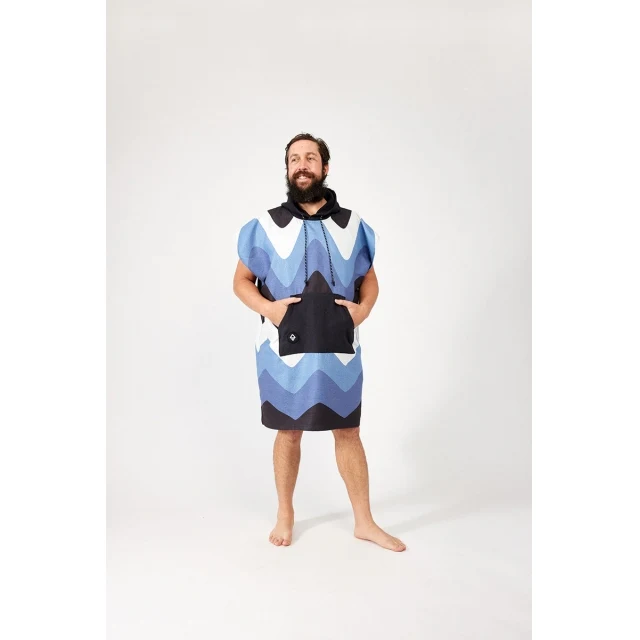 Changing Poncho Melt Blue / M/L
