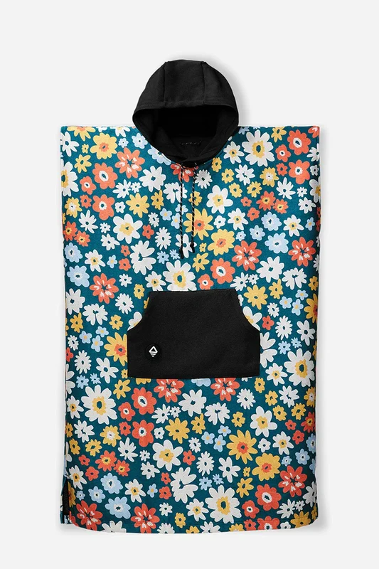 Changing Poncho Spring Flowers / M/L