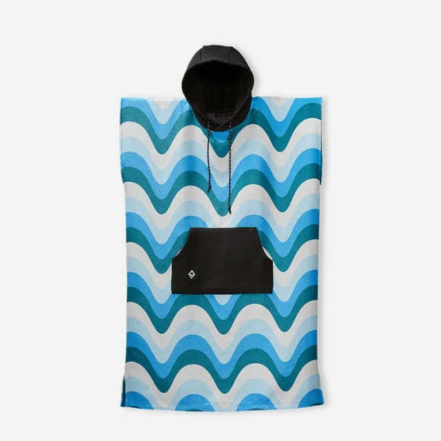 Changing Poncho Wave Blue / M/L