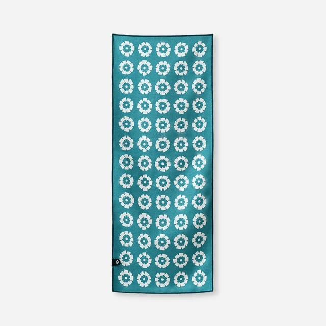 Mini Towel Fresh Flowers Teal Ocean
